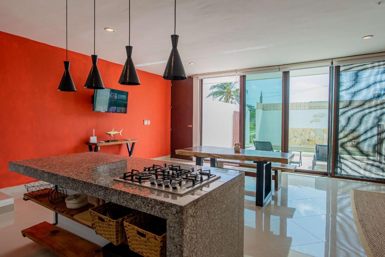 97982 New Modern Villa, Private Pool, High Internet Speed, 2 Blocks From The Beach Pueblo Pueblo Chicxulub Εξωτερικό φωτογραφία