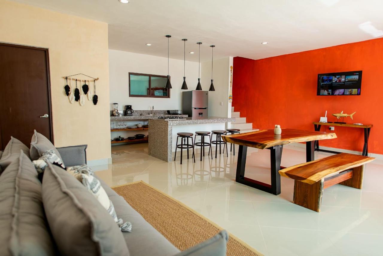 97982 New Modern Villa, Private Pool, High Internet Speed, 2 Blocks From The Beach Pueblo Pueblo Chicxulub Εξωτερικό φωτογραφία
